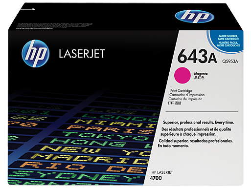 HP 643A Magenta Original LaserJet Toner Cartridge