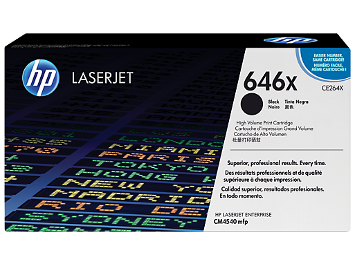 HP 646X High Yield Black Original LaserJet Toner