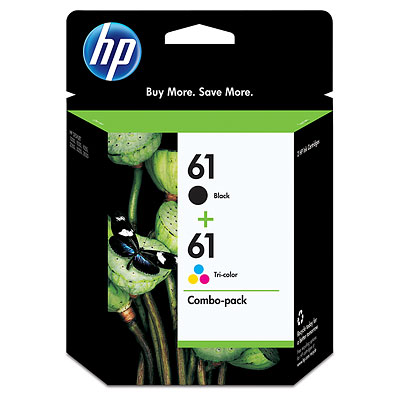Desktops  on Hp 61 Combo Pack Black Tri Color Ink Cartridges Desktops  Pcs