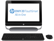 HP ENVY 20-d030xt TouchSmart 3rd Gen Intel Core i3-3220 Dual Core 20" All-in-One Desktop, 6GB/1TB/Win 8