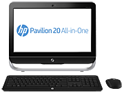 HP Pavilion 20-b110z AMD APU Dual-Core E1-1200 20&quot; All-in-One Desktop, 6GB/500GB/Win 8