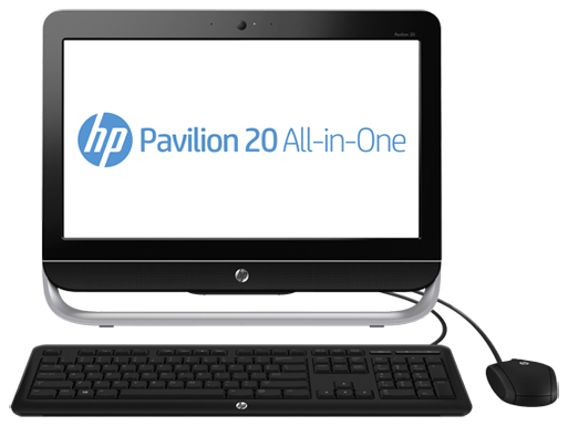 HP Pavilion 20-b410z 20" All-in-One Desktop with AMD APU Dual-Core E1-1500 / 4GB / 500GB / Win 8.1