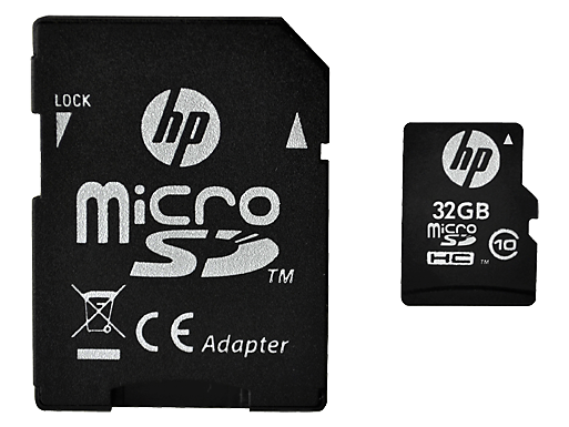 HP High Speed Flash Memory mi200 32 GB MicroSDHC Card