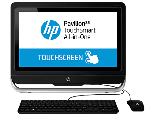 HP Pavilion 23-f460xt TouchSmart 23" Touchscreen All-in-One Desktop with Intel Quad Core i5-3330S / 6GB / 1TB / Win 8.1