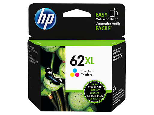 Hp 62xl High Yield Tri Color Original Ink Cartridge Hp® Official Store 5389