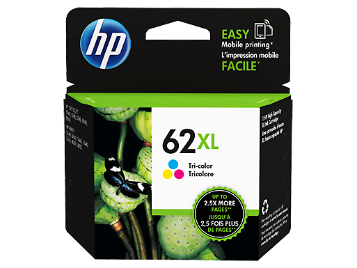 Hp 62xl High Yield Tri Color Original Ink Cartridge Hp® Official Store 