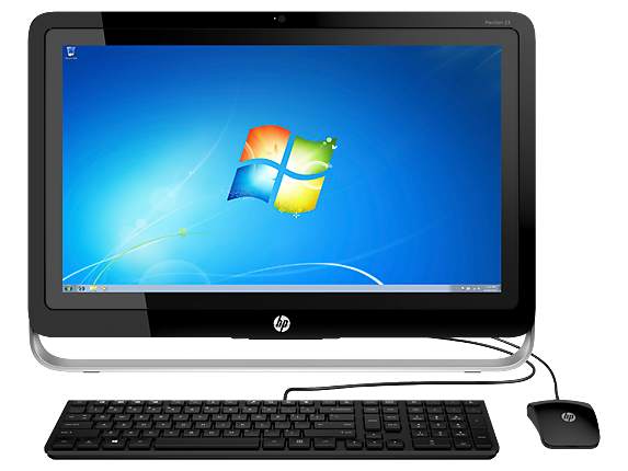 HP Pavilion 23t 23" All-in-One Desktop with Intel Quad Core i5-4590T / 16GB / 1TB / Win 7 Pro