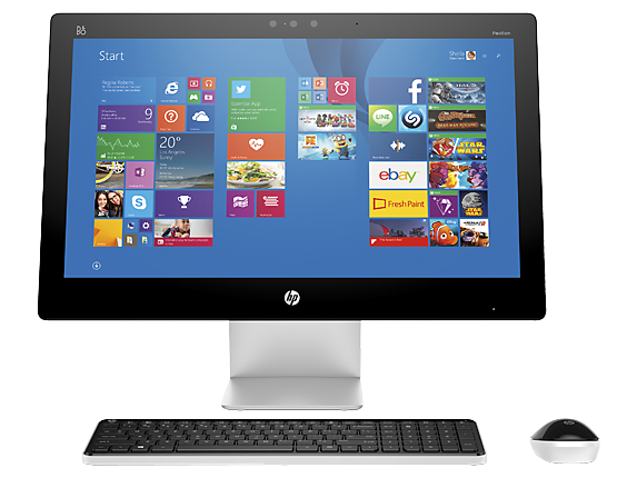 HP Pavilion 23t 23" All-in-One Desktop with Intel Quad Core i7-4785T / 8GB / 1TB / Win 8.1