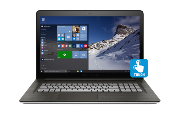 HP ENVY 17t Touch 17.3" FHD Touchscreen Laptop with 6th Gen Intel Core i7-6500U / 8GB / 1TB / Win 10 / 2GB Video