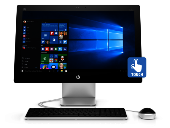 HP Pavilion 23se Touch 23" FHD Touchscreen All-in-One Desktop with Intel Quad Core i7-4785T / 16GB / 1TB / Blu-ray Writer / Win 10 / 2GB Video