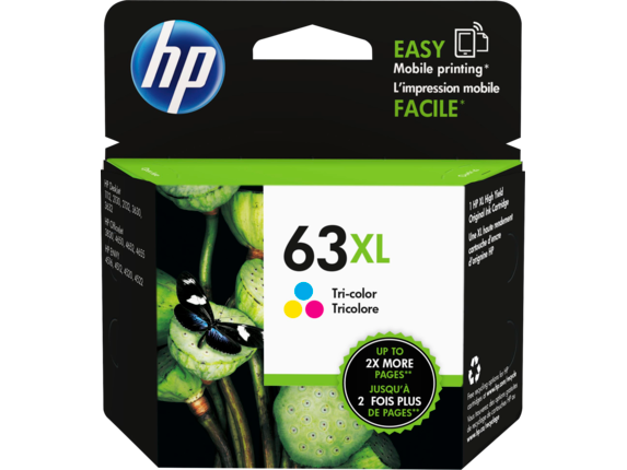 Hp 63xl High Yield Tri Color Original Ink Cartridge Hp® Official Store 