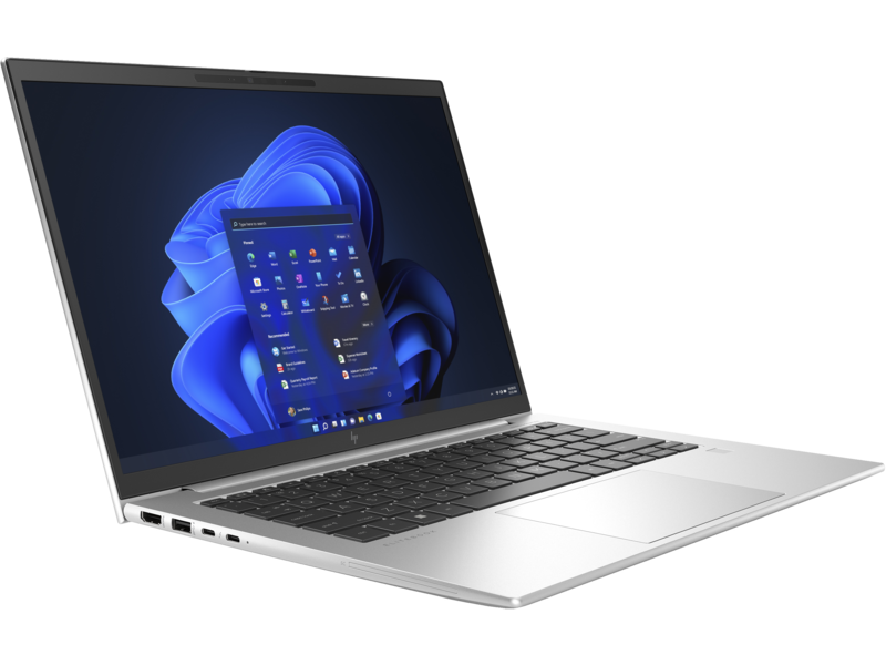 HP EliteBook 1040 14" G9 Notebook PC NaturalSilver NT IRcam nonODD FPR Win11 CoreSet FrontRight