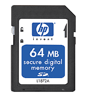 HP 數位相機記憶體