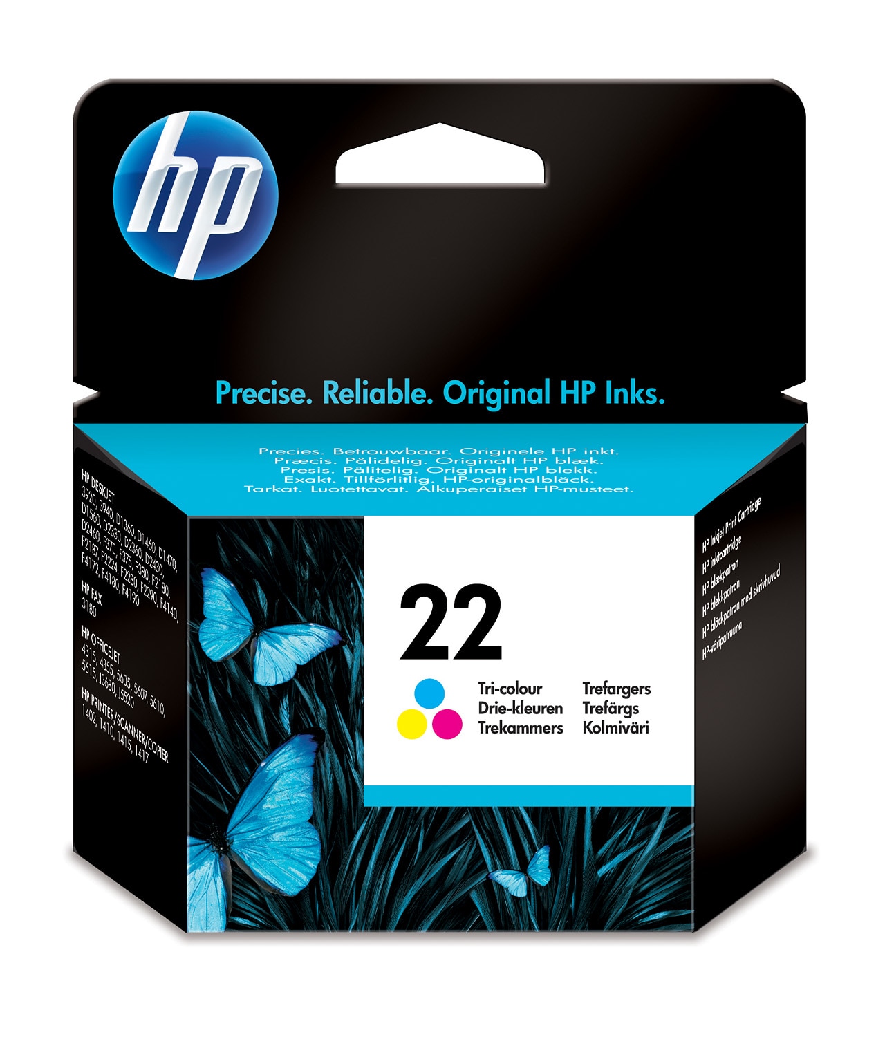 HP 22 Tri-color Ink HP® Saudi Arabia