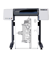 Impressora com rolo de papel HP DesignJet 500 Plus 24 pol.