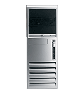 HP Compaq dc7100 konverterbar minitower-pc