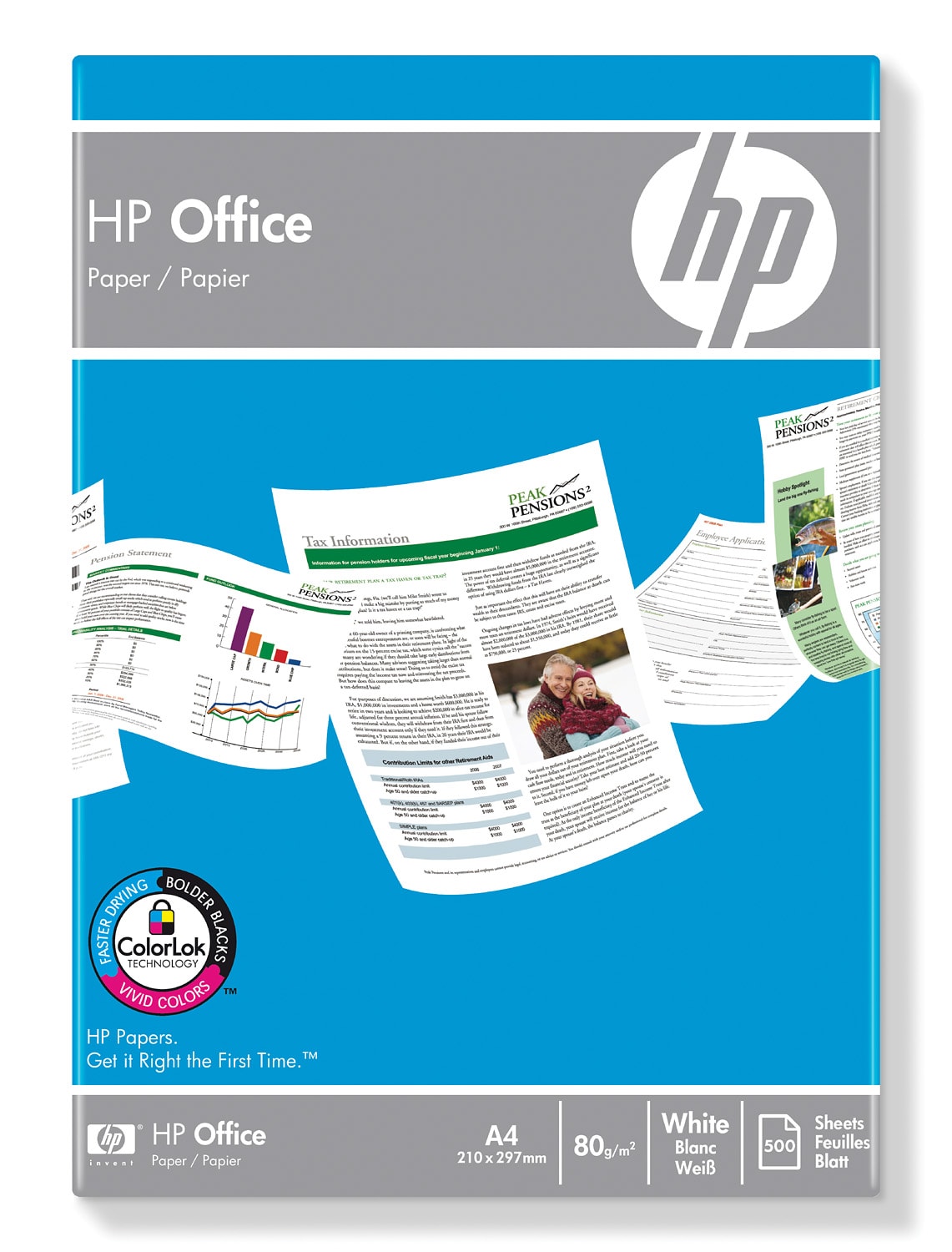 Papier HP Copy 80 g/m2 - 500 feuilles/A4/210 x 297 mm