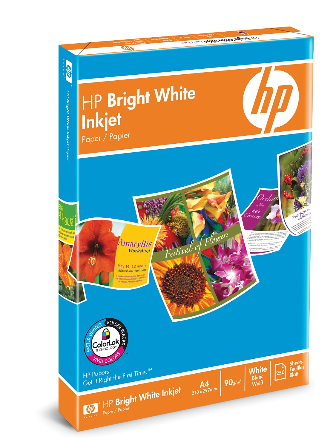 Grote hoeveelheid Dan langs HP Bright White Inkjet Paper-250 sht/A4/210 x 297 mm | HP® Africa