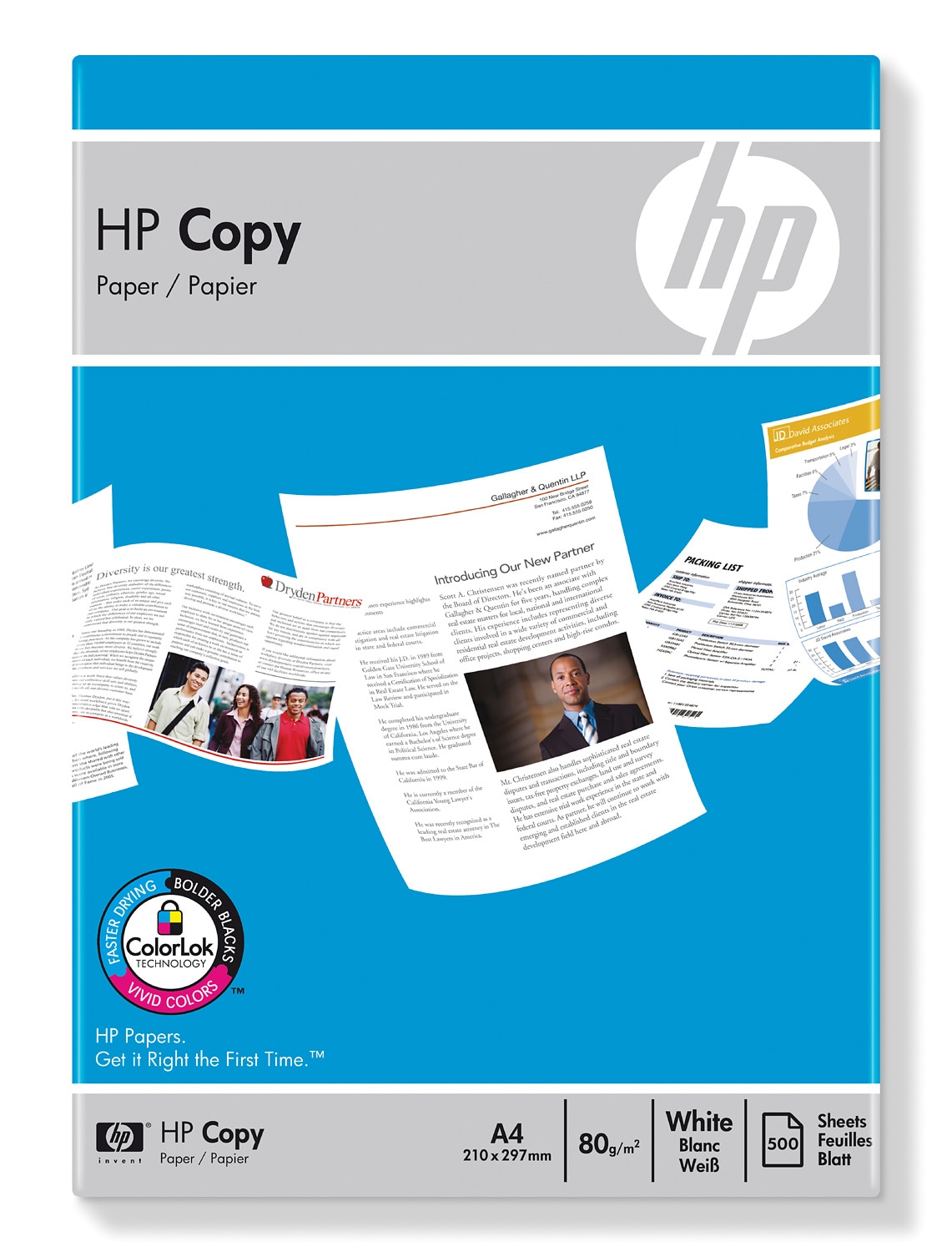 HP Home and Office Paper-500 sht/A4/210 x 297 mm