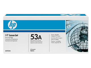 HP® 53A Black LaserJet Toner Cartridge (Q7553A)