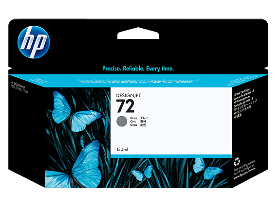 HP 72, (C9374A) Gray Original Ink Cartridge