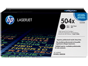 HP 504X CE250X Nagykapacitású fekete toner / festékkazetta Color Laserjet CP3525 és CM3530 nyomtatókhoz (10500 old.)