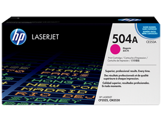 HP 504A, (CE253A) Magenta Original LaserJet Toner Cartridge