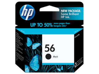 HP® 56 Black Original Ink Cartridge (C6656AN#140)