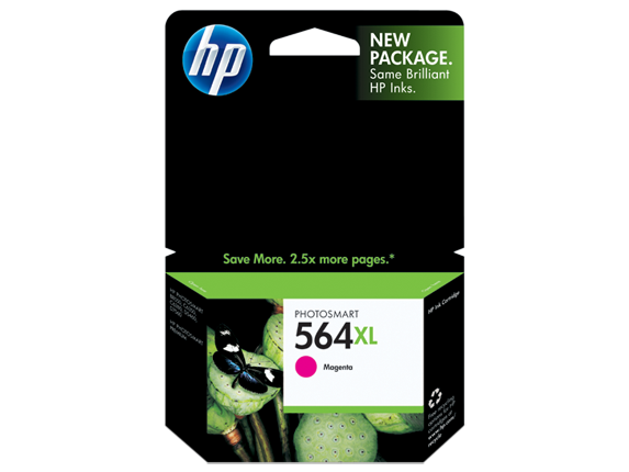 Ink Supplies, HP 564XL High Yield Magenta Original Ink Cartridge, CB324WN#140