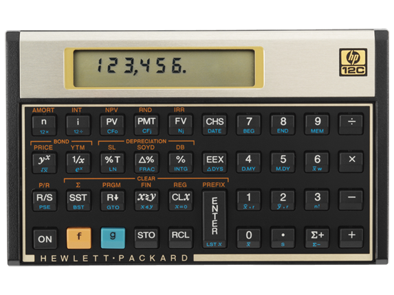 Calculators, HP 12C English Calculator
