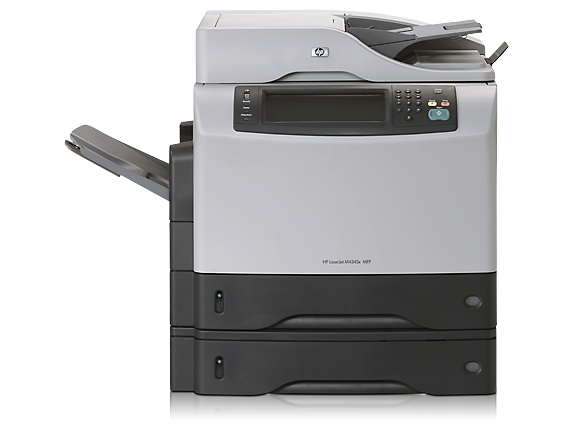 Monochrome Fax Printer Copier HP LaserJet M4345XS Multifunction Printer 1200 x 1200 dpi 45 ppm Mono Scanner LASERJET M4345XS MFP PCSF 45PPM ENET/USB W/STAP/STACK CUST PAYS FRT LASMFP 