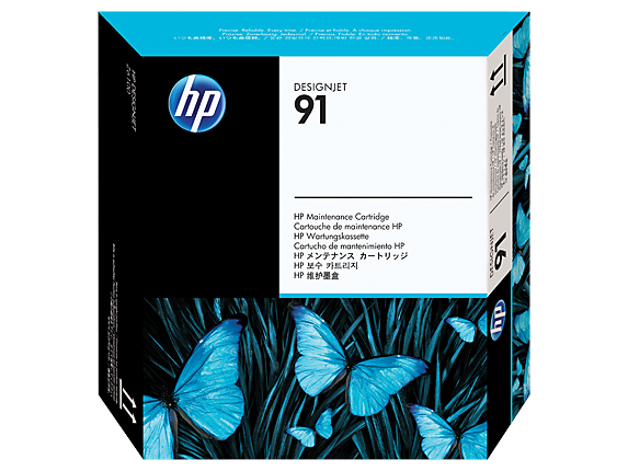 Ink Supplies, HP 91 DesignJet Maintenance Cartridge, C9518A