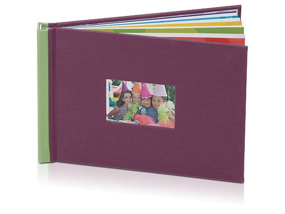 , HP Photo Book 5 x 7 in (Plum/Sage)