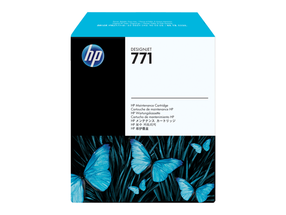 Ink Supplies, HP 771 DesignJet Maintenance Cartridge, CH644A