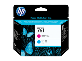 HP 761 Magenta/Cyan DesignJet Printhead, CH646A