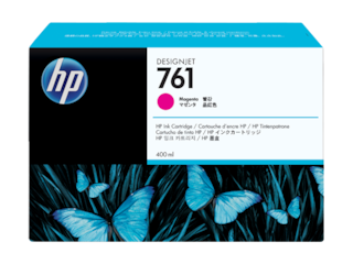 HP 761 400-ml Magenta DesignJet Ink Cartridge, CM993A