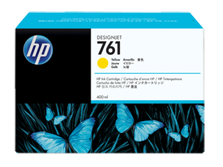 HP 761 sárga tintapatron eredeti CM992A T7100 T7200 400 ml