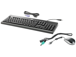 HP USB PS2 Washable Keyboard and Mouse