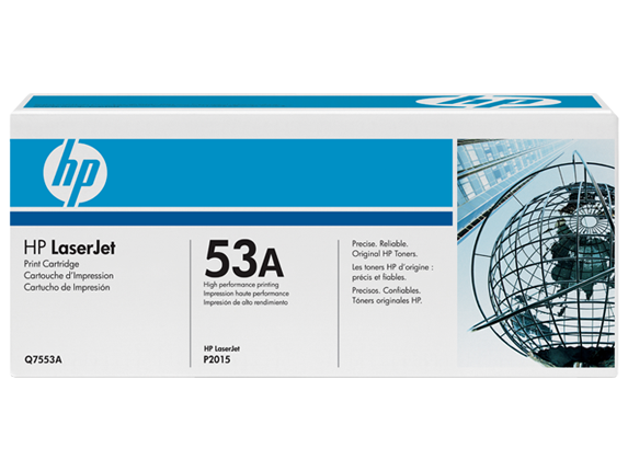 Hp® 53a Black Laserjet Toner Cartridge Q7553a 0192