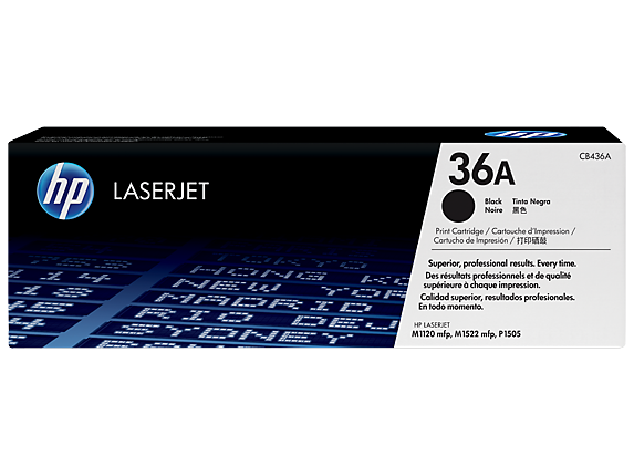 HP® 36A Black LaserJet Toner Cartridge (CB436A)