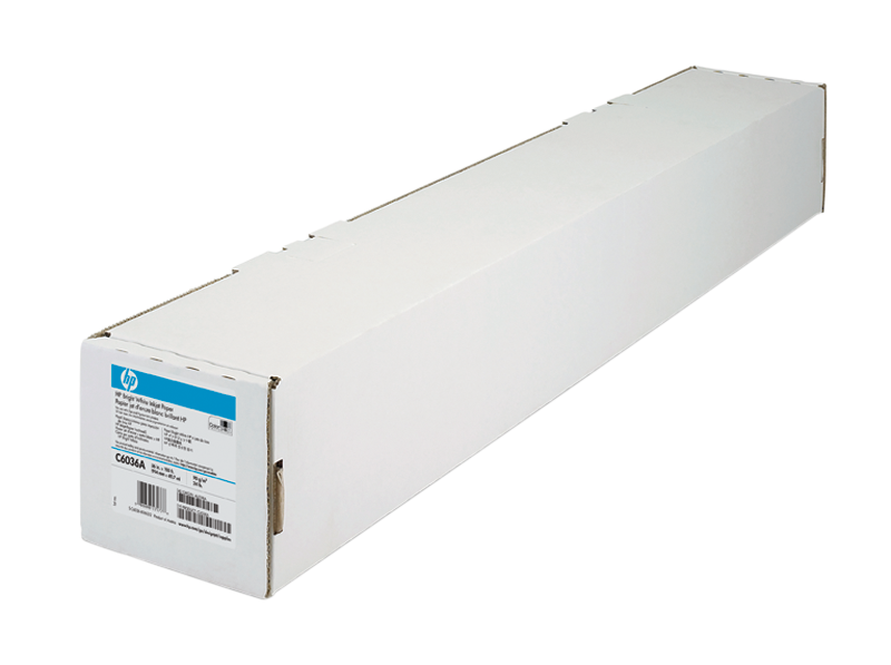 HP C6036A fényes fehér Inkjet papír – 914 mm x 45 7 m 90 gr