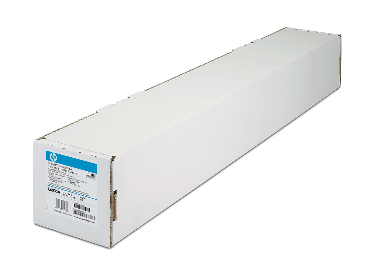 HP C6035A fényes fehér Inkjet papír – 610 mm x 45 7 m 90 gr