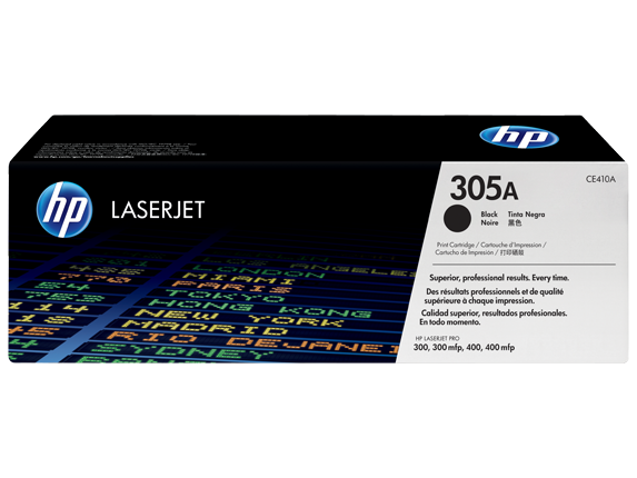 HP® 305A Black LaserJet Toner Cartridge