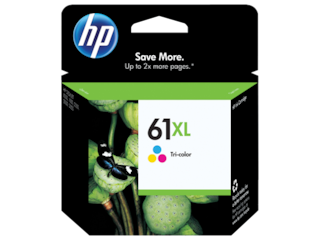 HP 61XL High Yield Tri-color Original Ink Cartridge, CH564WN#140