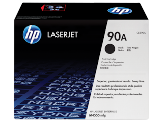 HP 90A Black Original LaserJet Toner Cartridge, CE390A