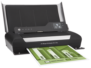 HP® Officejet 150 Mobile All-in-One Printer - L511a (CN550A#B1H)