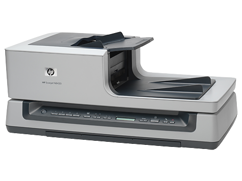 Scanner de documents à plat pour réseau HP Scanjet N8420