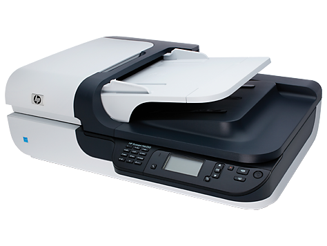 Scanner de mesa para documentos HP Scanjet N6350 em rede