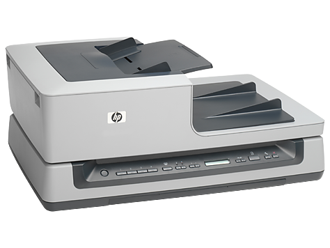 Scanner de documents à plat pour réseau HP Scanjet N8460