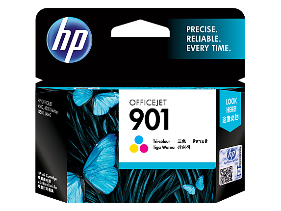 Image for HP 901 Tri-color Original Ink Cartridge from HP2BFED